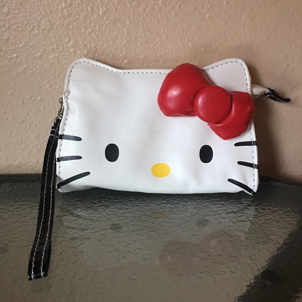 Hello Kitty cosmetic bag and clutch